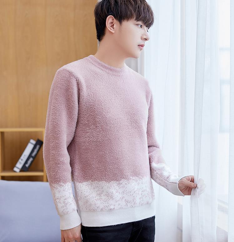 

2020 New Round Neck Long-sleeved Sweaters New Autumn Winter E203, E203-01