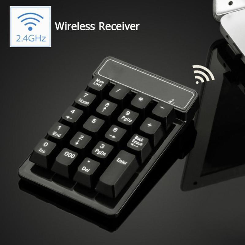

Portable 2.4G USB Wireless 19 Keys Mini Digital Keyboard Waterproof Number Numeric Keypad for Desktop Laptop1