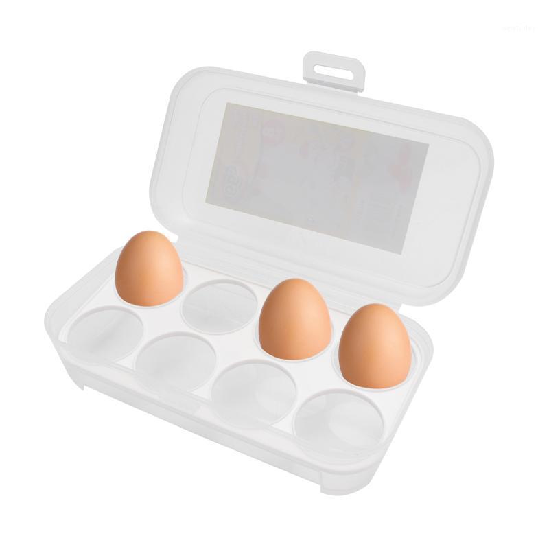 

8 Eggs Storage Box Refrigerator Egg Holder Container Portable Eggs Carrier for Camping Picnic1
