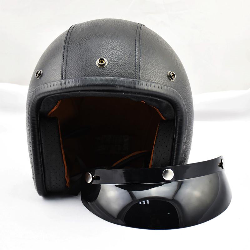 

Motorcycle Helmets Direct Selling Open Face Capacetes Helmet Support Retro Bike Sports Cafe Racer Motos Capacete