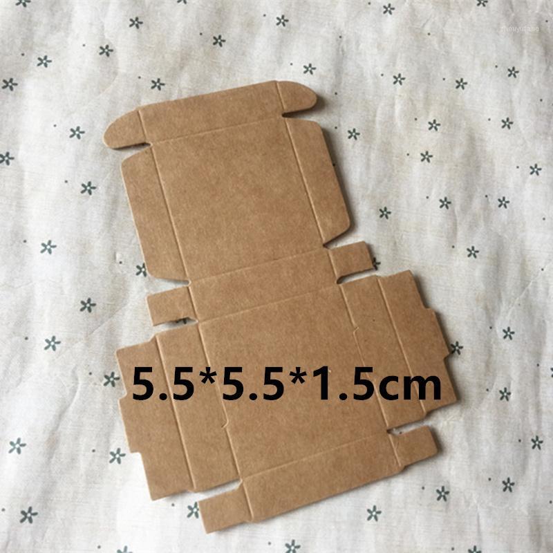 

Gift Wrap 50Pcs 5.5*5.5*1.5cm Mini Paper Candy Boxes Favors And Gifts For Party