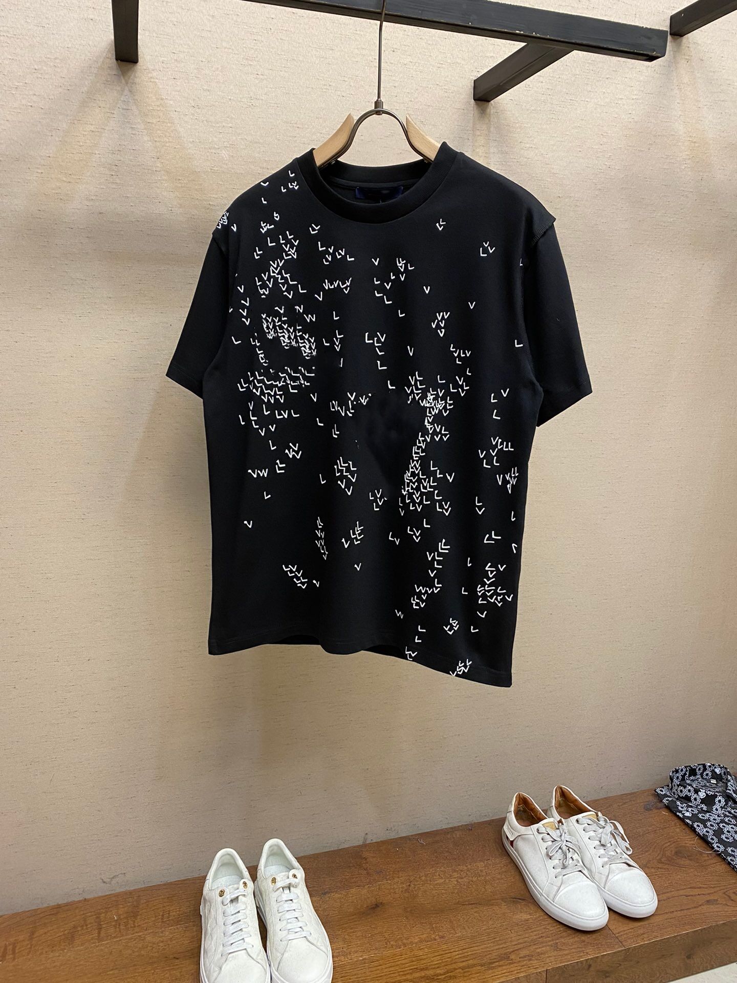 

2022 Europe early spring new fashions men and women High Street t shirts ~ OS SIZE tshirts ~Sleeves T-Shirts Summer Breathable Tee l0112., White