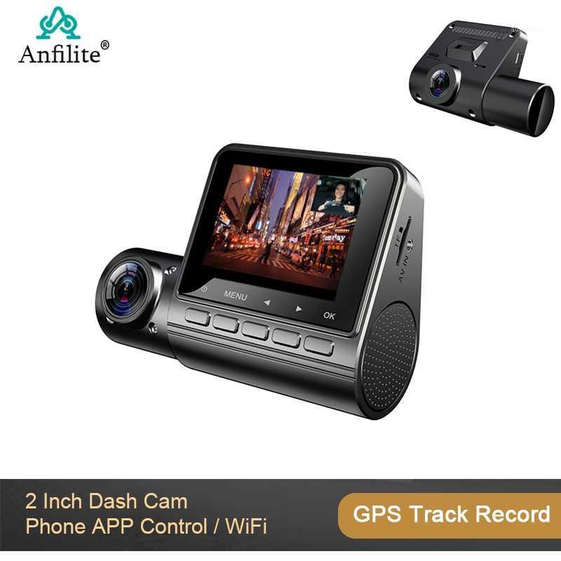 

car Dash Cam recorder Car DVR full HD 1080P dual lens GPS Module track recorder WiFi Parking Monitor1