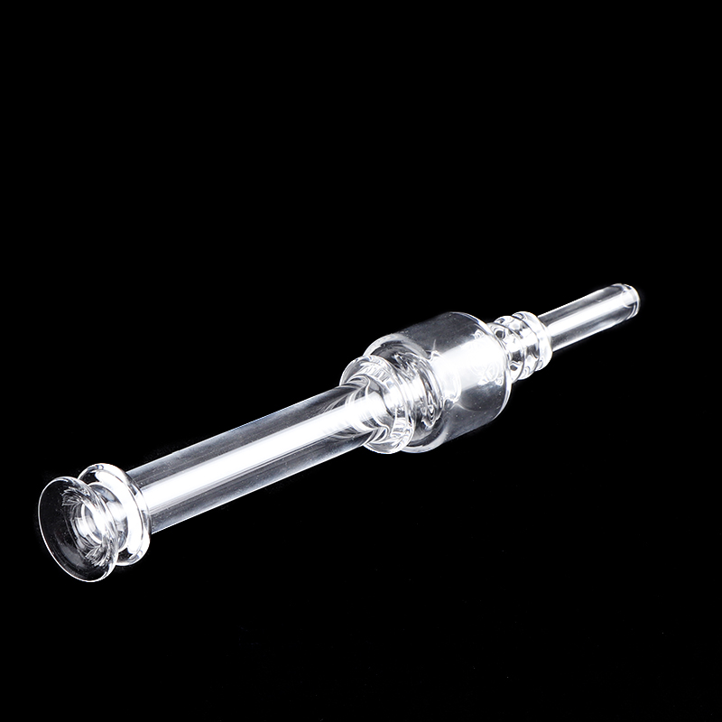

New 6.5 Inch Quartz Dab Straw Dab Tool Quartz Tip For NC Quartz Tip For Glass Bongs Dab Rigs Water Pipes