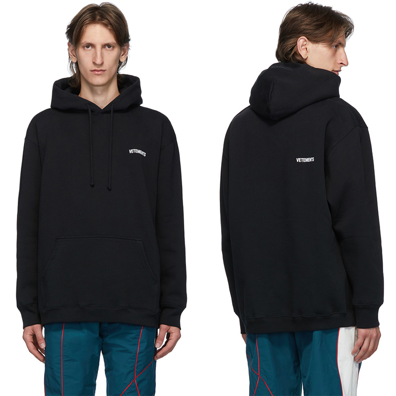 

2021 Autumn Logo Black Hoodie Hoodie Vetements Embroidery Cotton Little Front Fashion Winter Wear Men Sweathirt Hooded Women Casual And Wgap, White;black