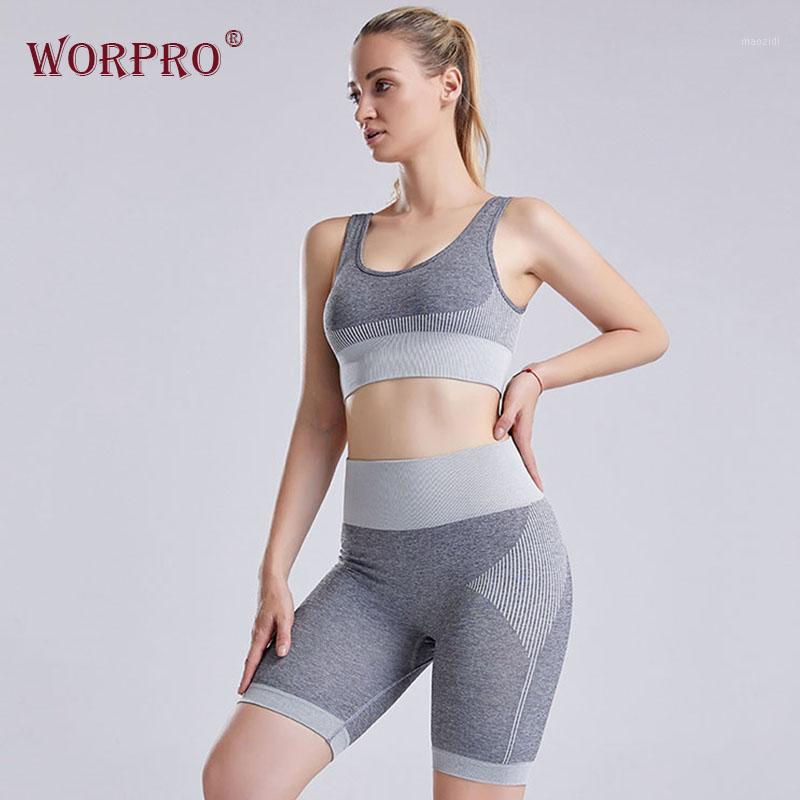 

gym shorts set adapt seamless sports bra ribbed waistband shorts squat proof gym set 2 piece tight yoga women sports1, Black