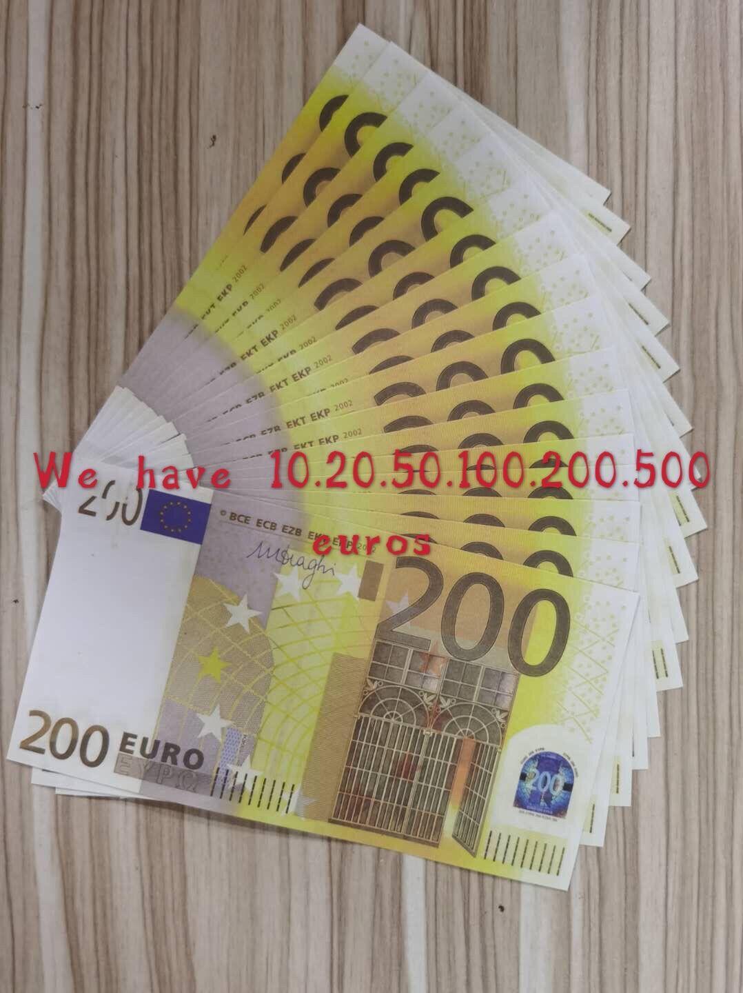 

Fake Most Realistic Nightclub For Bank Movie Prop Collection 26 Money Money Business 200Euros Paper Note Copy Play Money Hpguk