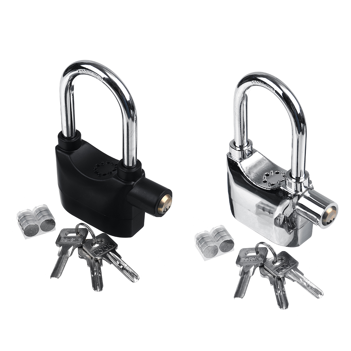 

Locksmith Supplies 110db Alarm Padlock High Security Sirens Lock For Motorcycle Bike Bicycle Home