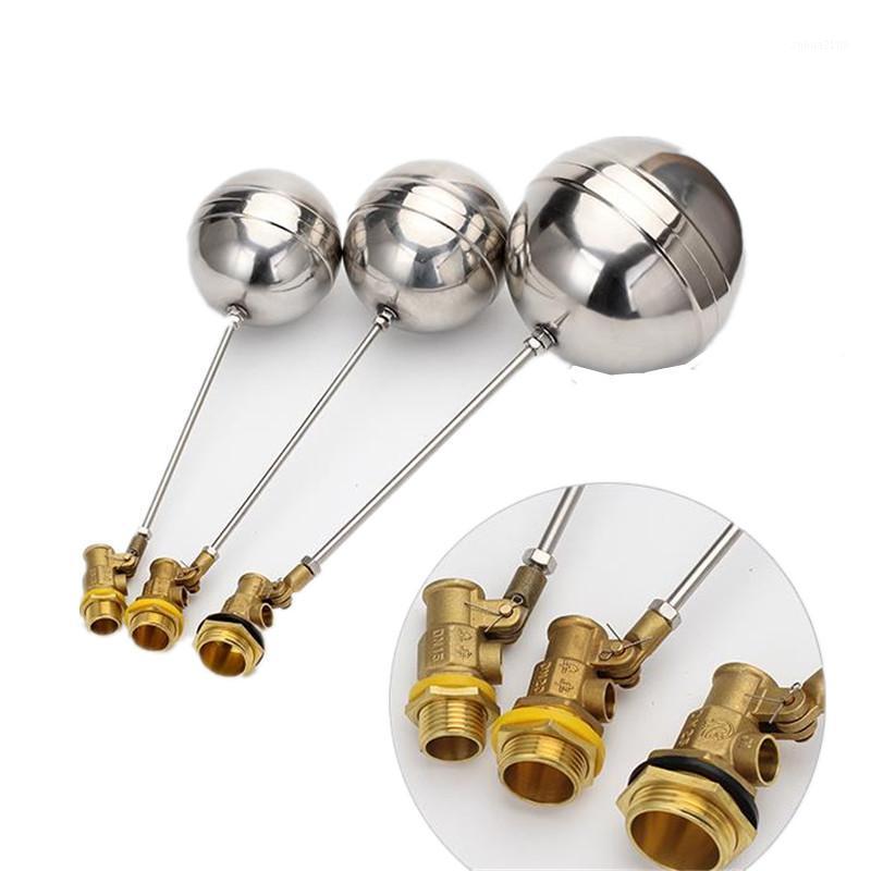 

1/2" 3/4" 1" Brass Float Valve Cold and Hot Water Tank Floating Ball Valve For Expansion Tanks Irrigation Watering Tools1, A 1pcs