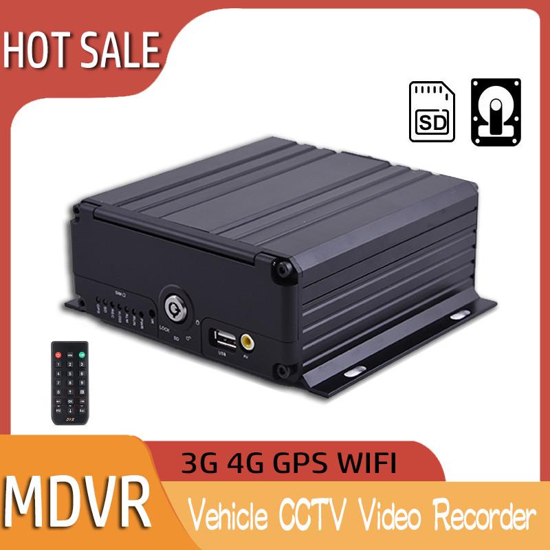 

vehicle system 4ch car dvr hd recorder SD card mobile dvr 3g 4g wifi gprs gps mobile