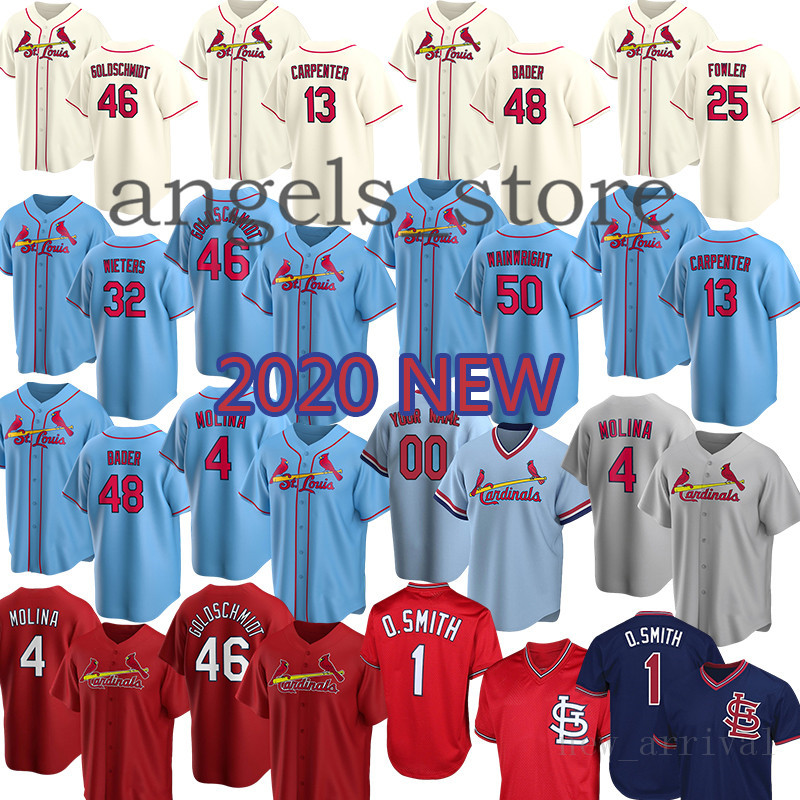 

Custom 2020 Slaughter Cardinal McGee Yadier Molina Herzog Paul Goldschmidt Carlton Peralta Martinez Schoendienst Musial Smith Musial Mens, 2020 custom (hongque