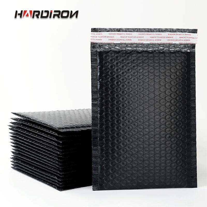 

HARDIRON Black Bubble Buffer Parcel Bag PE Waterproof Fall Protection Plastic Packaging Bag Envelope Poly Postman1