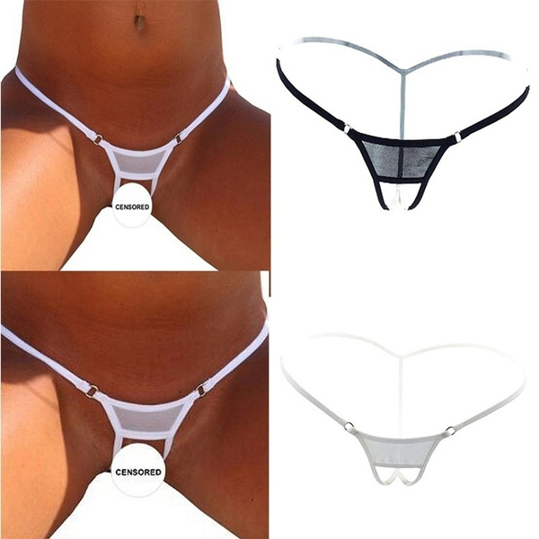 

Lady Women Sexy Lingerie Underwear Crotchless Briefs Thongs G-string Panties Shorts Bottom new, Black