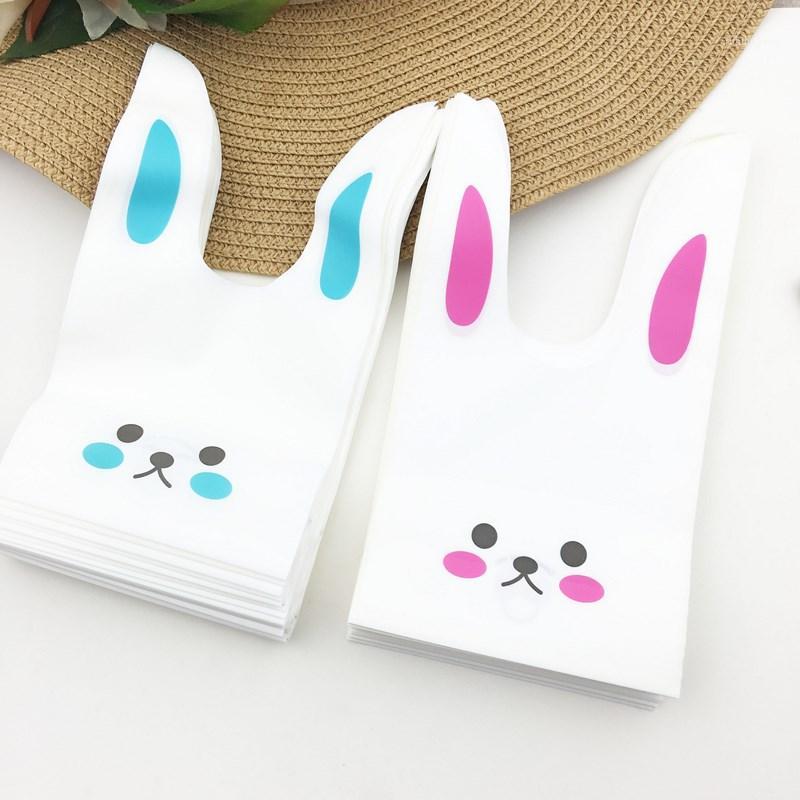 

20pcs/lot 10*18cm cute ear cookie bags Self-adhesive Plastic Bags for Biscuits Snack Baking Package bag1