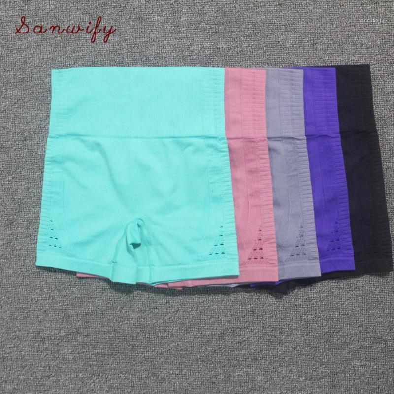 

Energy Seamless Gym Shorts Women High Waist Biker Shorts Fitness Sports Push Up Spandex Yoga Short Running Workout Tights1, Purple