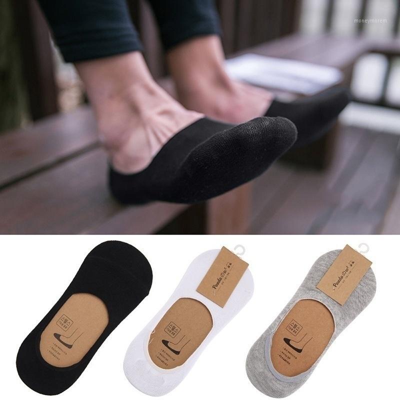 

1 Pairs Mens Invisible Trainer Liner Socks No Show Secret Footsies Adults1, Black