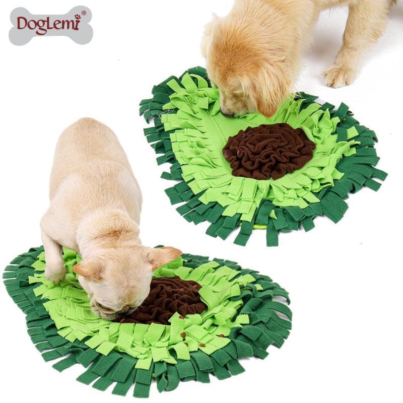 

Trendy Snuffle Mat for Pets IQ Training Slow Eat Training AVOCADO Design Eating Bowl Pads1, Green
