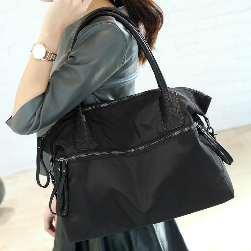 

Travel Bag Women's Handbag Short distance business trip Oxfordshire Luggage Large Capacity Fashion Leisure Bag1, Green trumpet