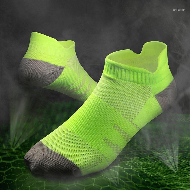 

Professional Sports Ankle Socks Women Men Marathon Stretch Hosiery Outdoor Marathon Jogging Hiking Running Footwear Accessories1, White men