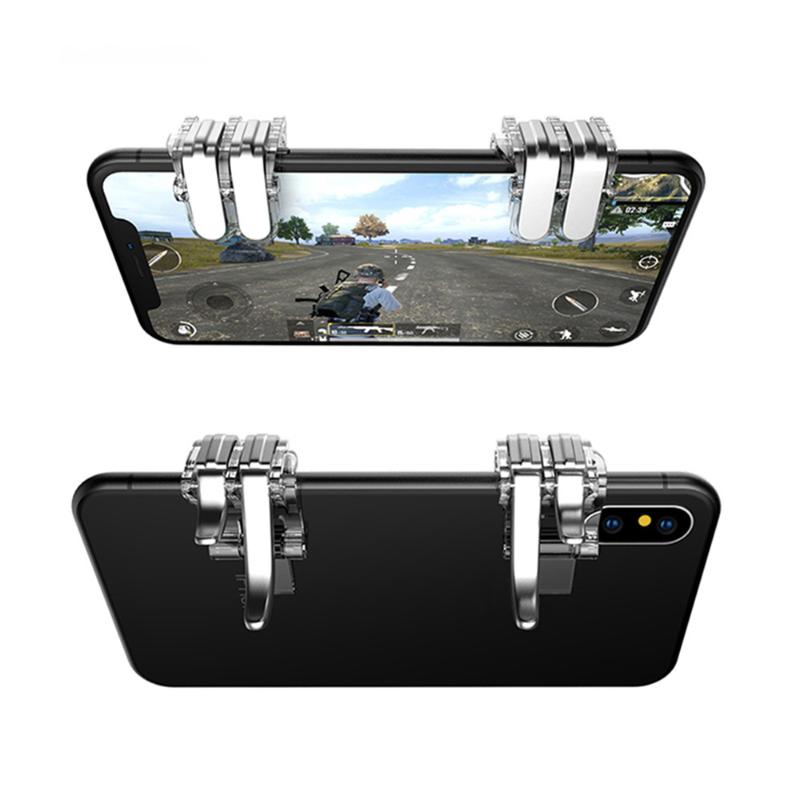 

Gaming Trigger Fire Button Aim Key Smart phone Mobile Joysticks Game L1R1 PUBG Shooter Controller For PUBG