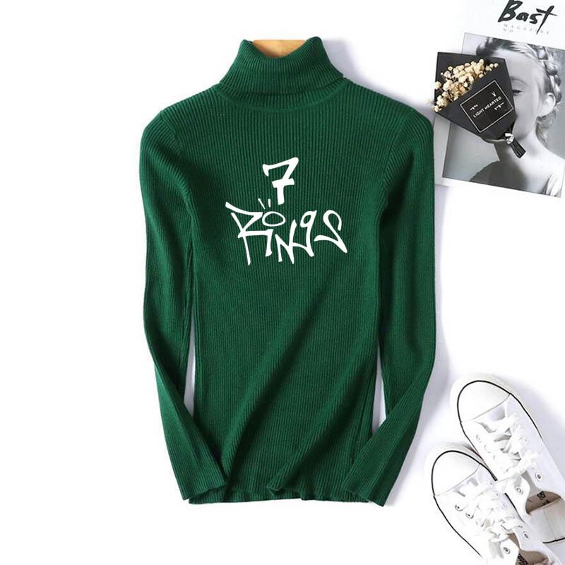 

Half Turtlenecks 2020 Woman Autumn Winter Sweaters Long Sleeve Sweater With Neck Women Korean Pullovers Warm Jumpers Knitted, White