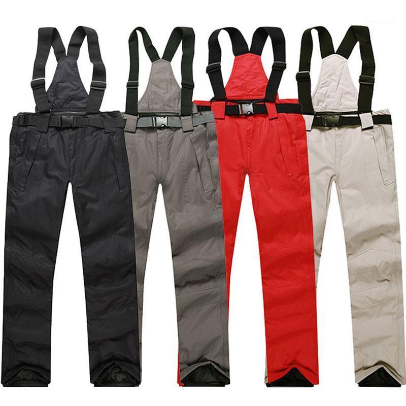 

Winter Ski Pants Men And Women Outdoor High Quality Windproof Waterproof Warm Couple Snow Trousers Winter Ski Snowboard1, Black