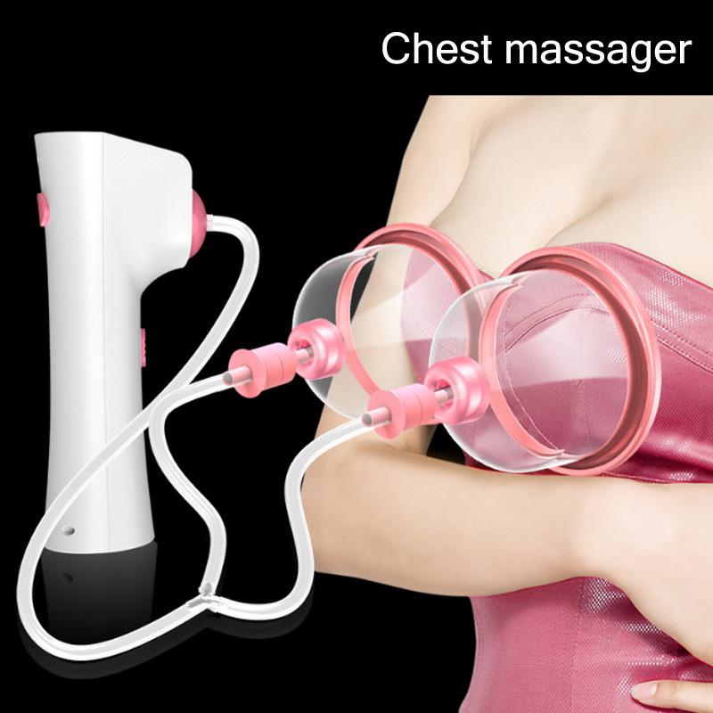 

Electric Massagers Breast Enhancement Instrument Vacuum Chest Massage Restore Drooping Tool