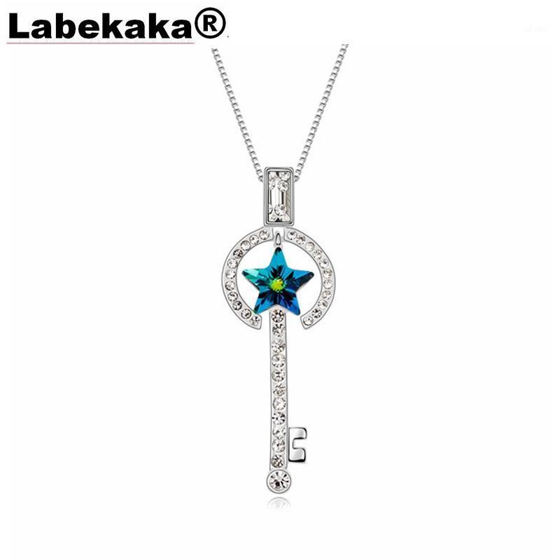

Labekaka Key Necklaces Crystal from Trendy Jewelry Pendants Women Party Gift1