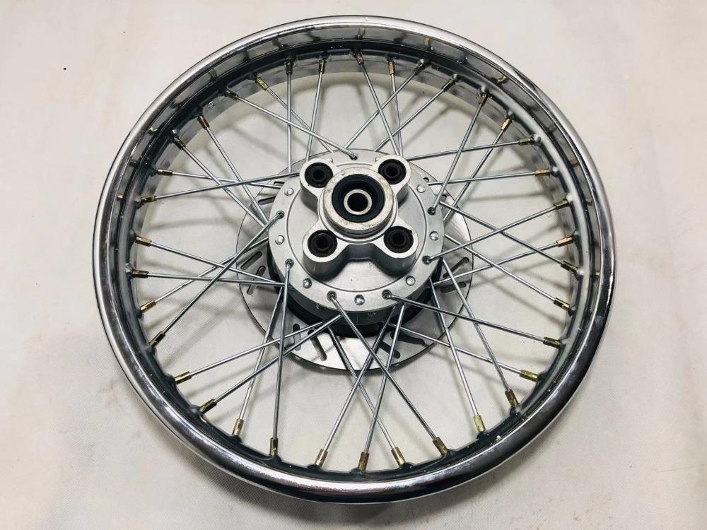 

CG125/WY125 Spokes 1.4/1.6/1.85/2.15-18 2.15/2.5/3-17 2.15/2.5-16 Motorcycle Wheel Rim With Sprocket Brake Disc Disk Rotor Hub