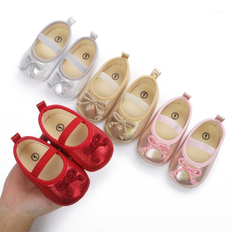 

Baby Girl First Walkers Shoes Newborn Infant Fashion Bowknot PU Shoes Girls Princess Moccasins Solid Soft Prewalker1