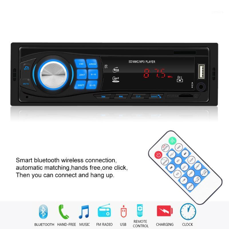 

10Pcs/Lot 1 DIN Car Stereo MP3 Player Single Car Stereo MP3 Player In Dash Head Unit Bluetooth USB AUX FM Radio 80131
