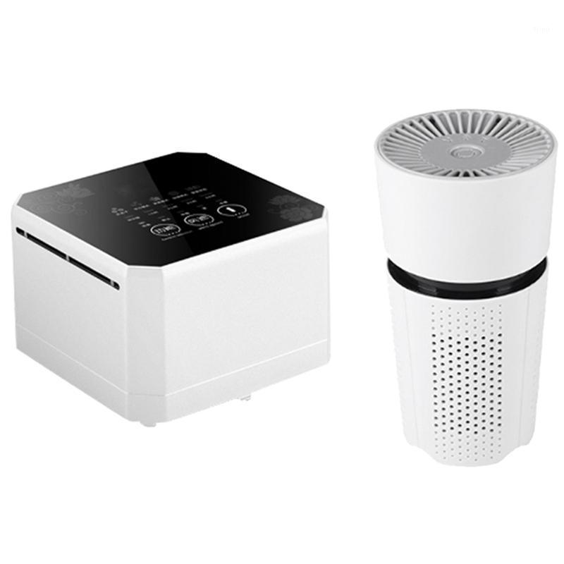 

2Pcs Home Small Portable Air Purifier Car Air Purifier in Addition To Formaldehyde - 15 X 15 X 10Cm & 9 9 17Cm1