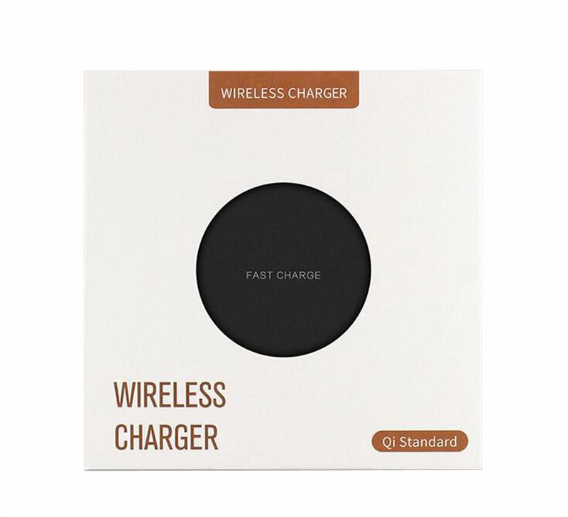 

New 10W Fast Wireless Charger For iPhone 11 Pro XS Max XR X 8 Plus USB Qi Charging Pad for Samsung S10 S9 S8 S7 Edge Note 10 with Retail Box