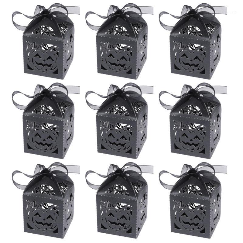 

100Pcs Boxes Hollow-Out Fashion Delicate Creative Candy Packing Boxes Candy Paper Gift for Halloween Party1