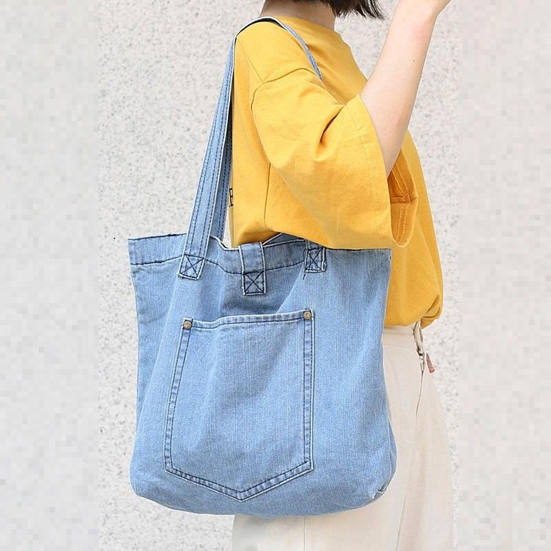 denim tote handbags