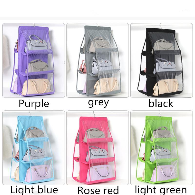 

Double-faced Bag Storage Hanging Bag Shoe Door Wall Sundries Pouch1