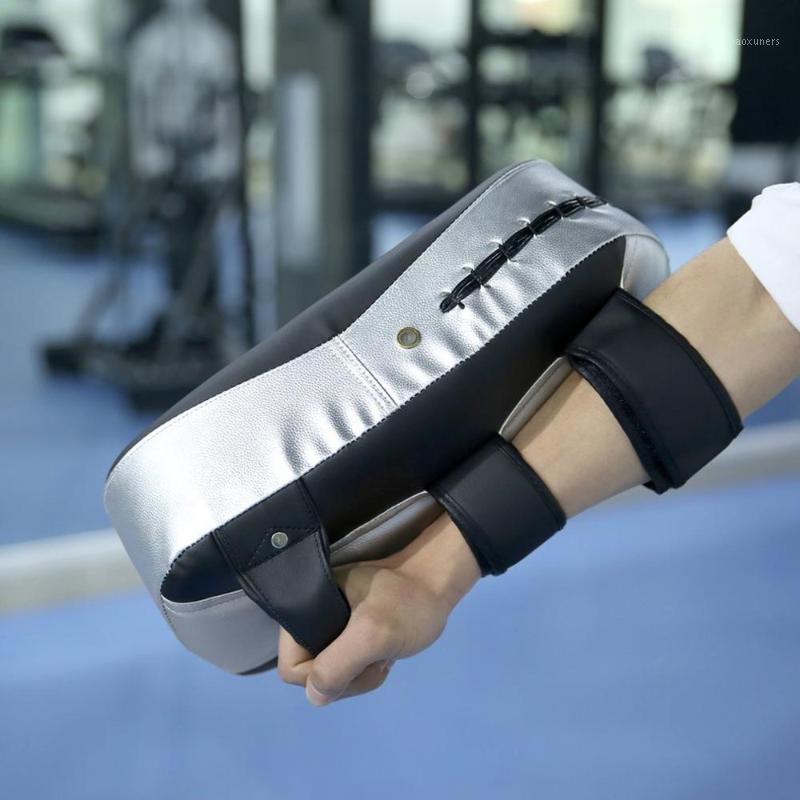 

2020 New PU Leather Arc Martial Art Taekwondo Boxing Kicking Punching Pad Curve Training Foot Target Pad Focus Boxing1