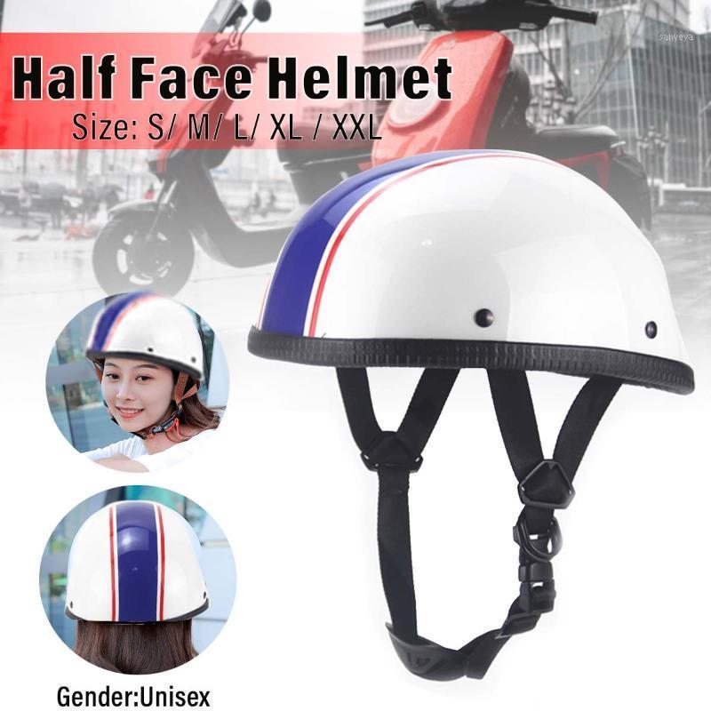 

Motorcycle German Style Men Women Half Face Helmet Motocross Bike Motocross Chopper Biker1, As pic