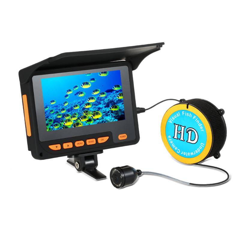 

Lixada 20M 1000TVL Fish Finder Underwater Ice Fishing Video Camera 4.3" LCD Monitor 8 Infrared IR LED Night Vision Camera