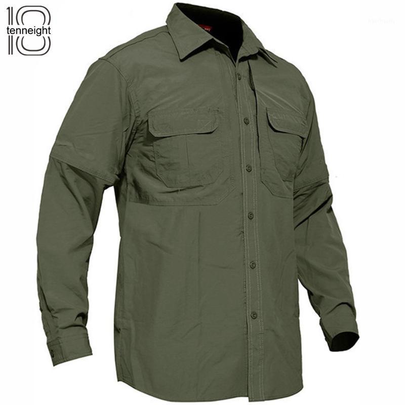 

2020 Breathable Quick Dry tactical Shirt Men's Cargo Shirt Long Sleeve Outdoor Sport Camping Anti-UV Combat1, Black