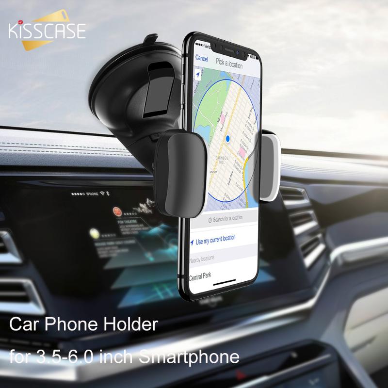 

KISSCASE Car Phone Holder Windshield Mount Suction Cup Phone Car Holder For Mobile Stand For SE2020