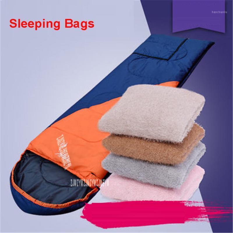 

SD-1009 Camping Sleeping Bag 205*73cm Type Polyester Sleeping Bags Camping With Compression Bag Equipment 190T Polyeste1