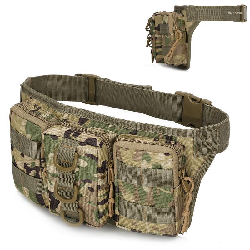 

800D Waterproof Tactical Waist Bag,2L Hiking Camping Outdoor Bag, Mountaineering Bag,Durable Waist Bag for Trekking1, Black