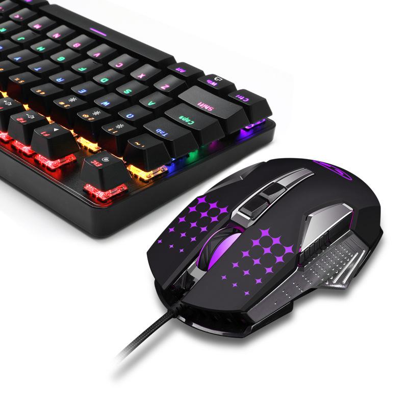 

E-Sports Game Mechanical Keyboard And Mouse Set Computer Peripheral USB Wired