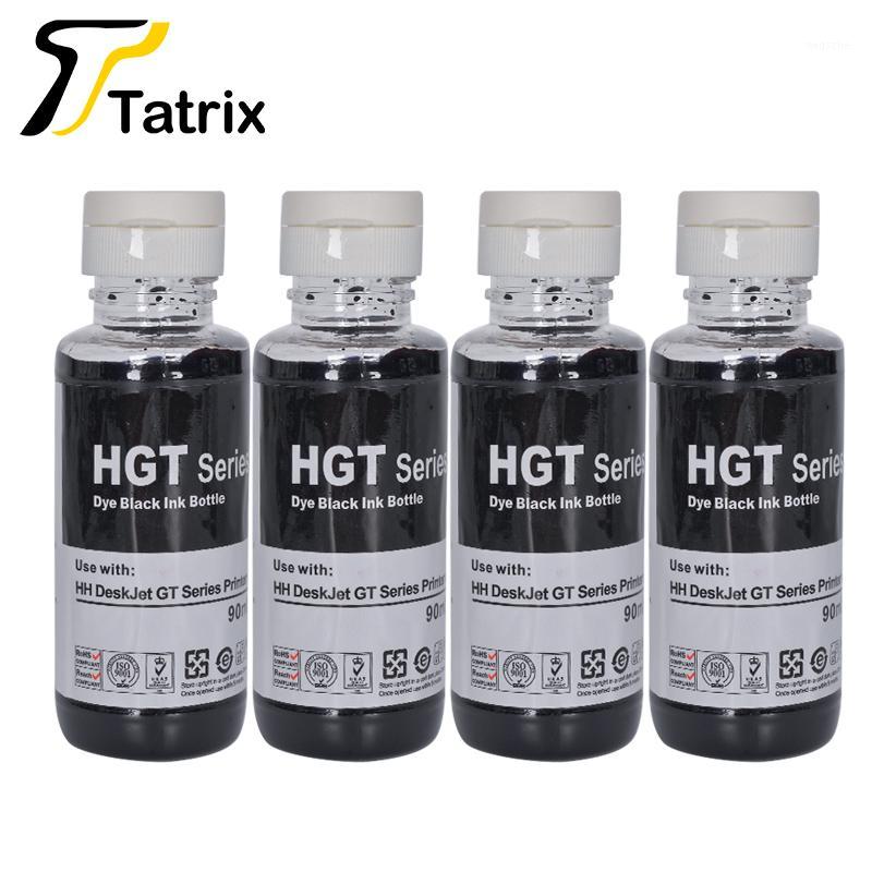 

Tatrix Refill Dye Ink 4X90ML Transfer Ink GT51 For Printers Refillable Cartridge For DeskJet GT 5810/5820/58221