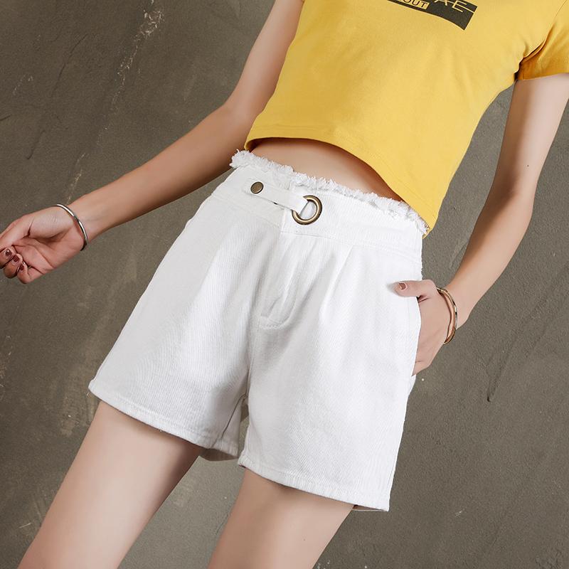 

Factory Sale Spring Summer Korean White Pants Jean Slim Femme Aesthetic Loose Wide Leg Shorts Jeans Feminino