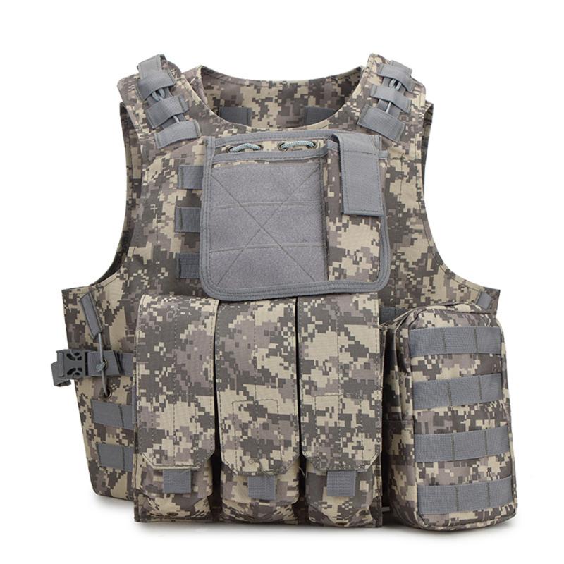 

Tactical Equipment Tactical Vest Molle Combat Attack Onboard Vest 11 Color CS Outdoor Clothing, E-tactical belt bag