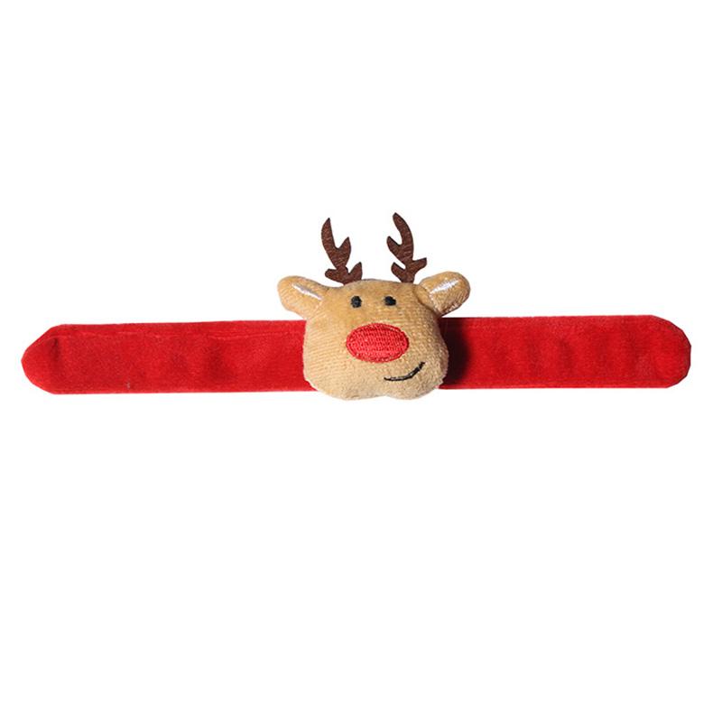 

Christmas Slap Wristband Bracelet for Xmas Party Event Festival Decor Kid Adult SNO88