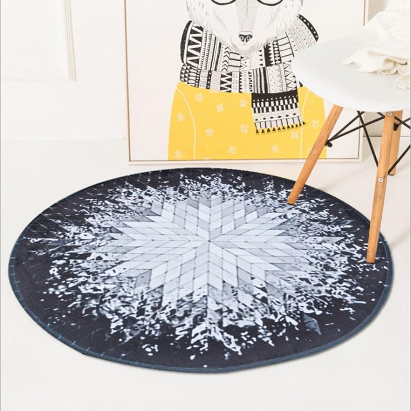

Geometric Splash Ray Pattern Round Carpet Bedroom Living Room Coffee Table Hanging Basket Garden Blanket Computer Chair Mat1