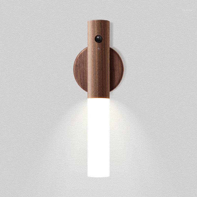 

Creative Intelligent Human Body Induction Night Lamp Led Household Charging Ambience Light Household Corridor Induction Lamp1